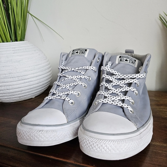 Converse Chuck Taylor Street Mid Casual Sneakers from Finish Line Gray M 10/W 12 - Picture 13 of 16